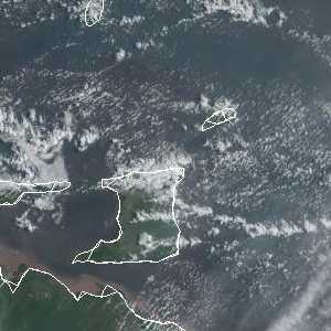 météo tropicale : Image satellite .