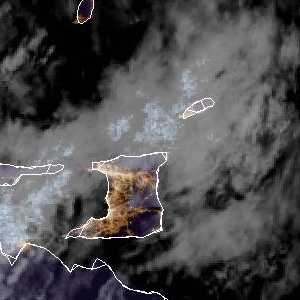 météo tropicale : Image satellite .