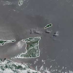 météo tropicale : Image satellite .