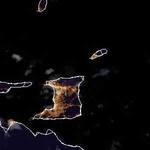 météo tropicale : Image satellite .