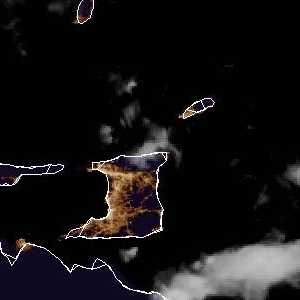 météo tropicale : Image satellite .