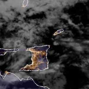 météo tropicale : Image satellite .