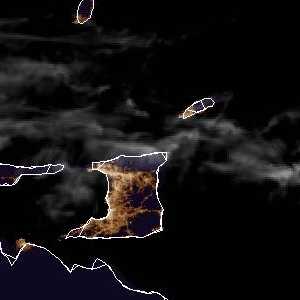 météo tropicale : Image satellite .