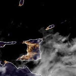 météo tropicale : Image satellite .