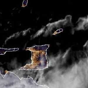 météo tropicale : Image satellite .