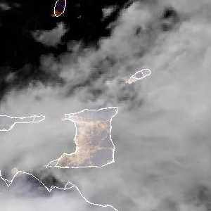météo tropicale : Image satellite .