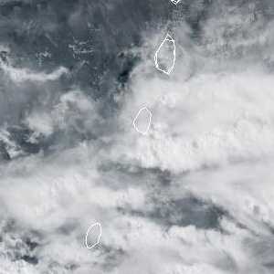 météo tropicale : Image satellite .