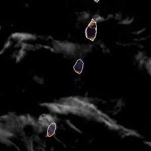 météo tropicale : Image satellite .