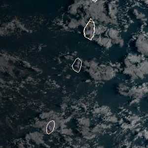 météo tropicale : Image satellite .