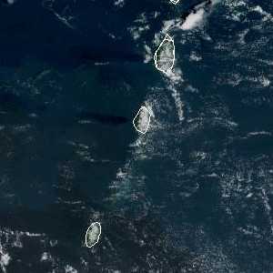 météo tropicale : Image satellite .