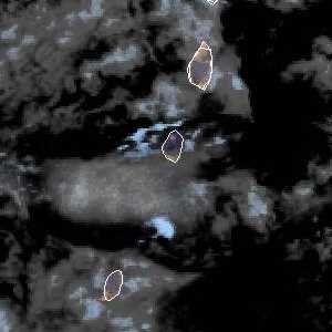météo tropicale : Image satellite .