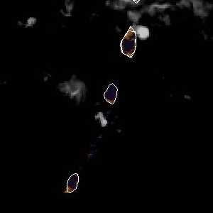 météo tropicale : Image satellite .