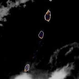 météo tropicale : Image satellite .