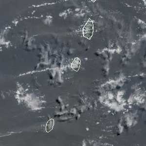météo tropicale : Image satellite .