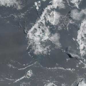 météo tropicale : Image satellite .
