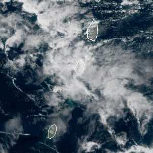 météo tropicale : Image satellite .