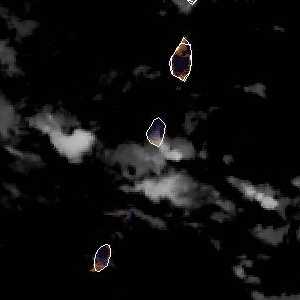 météo tropicale : Image satellite .