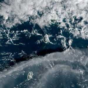 météo tropicale : Image satellite .