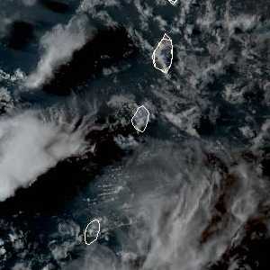 météo tropicale : Image satellite .