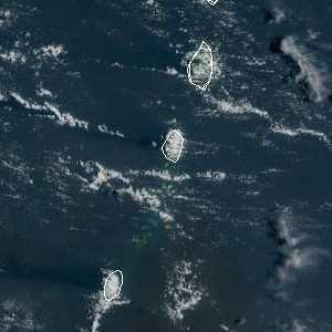 météo tropicale : Image satellite .