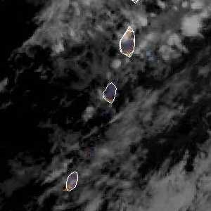 météo tropicale : Image satellite .