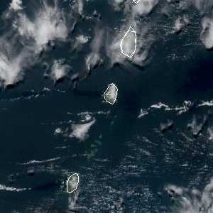 météo tropicale : Image satellite .