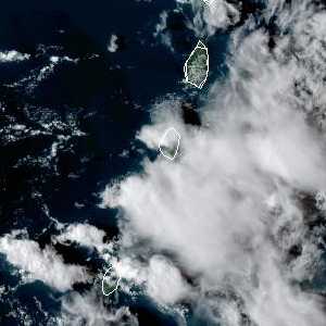 météo tropicale : Image satellite .