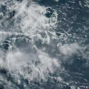 météo tropicale : Image satellite .