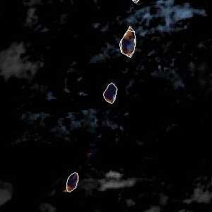 météo tropicale : Image satellite .