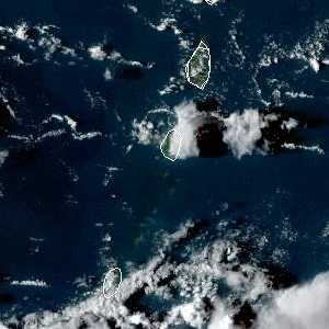 météo tropicale : Image satellite .