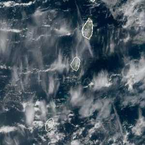 météo tropicale : Image satellite .