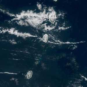 météo tropicale : Image satellite .