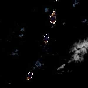 météo tropicale : Image satellite .