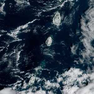 météo tropicale : Image satellite .