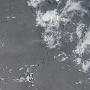 météo tropicale : Image satellite .