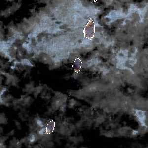 météo tropicale : Image satellite .
