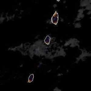 météo tropicale : Image satellite .