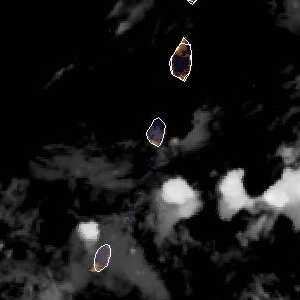 météo tropicale : Image satellite .