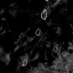 météo tropicale : Image satellite .