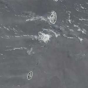 météo tropicale : Image satellite .