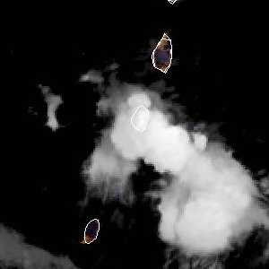 météo tropicale : Image satellite .
