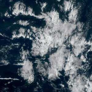 météo tropicale : Image satellite .