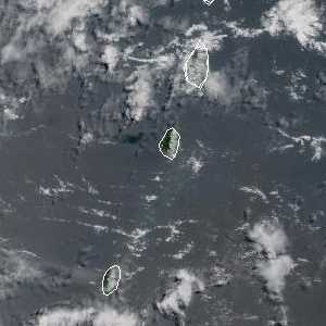météo tropicale : Image satellite .