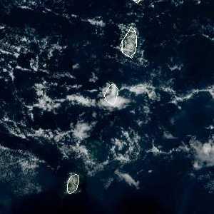 météo tropicale : Image satellite .