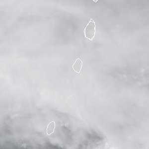 météo tropicale : Image satellite .