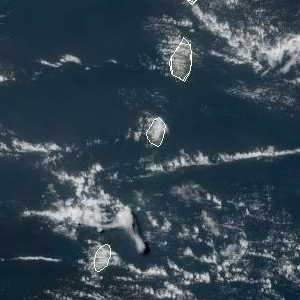 météo tropicale : Image satellite .