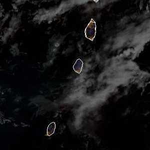 météo tropicale : Image satellite .