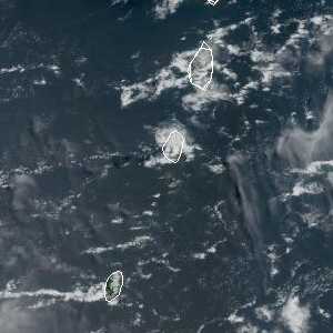 météo tropicale : Image satellite .