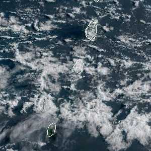 météo tropicale : Image satellite .