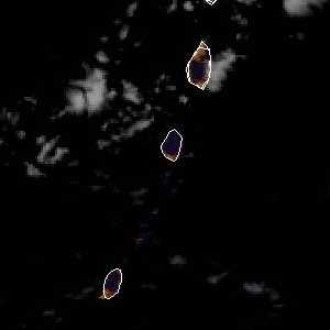 météo tropicale : Image satellite .